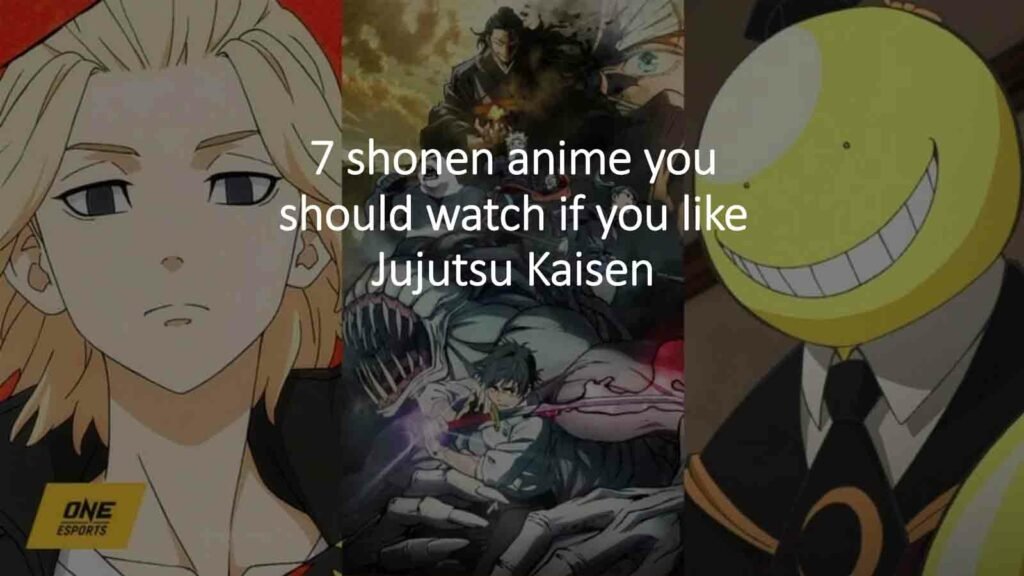 Jujutsu Kaisen chapter 270 release date, where to read Mikey from Tokyo Revengers, Jujutsu Kaisen 0 key visual and Korosenei from Assassination Classroom at ONE Esports image for "7 shonen anime you should watch if you like Jujutsu Kaisen"