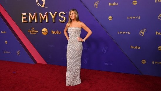 Jennifer Aniston attends the 76th Primetime Emmy Awards in Los Angeles. (REUTERS)